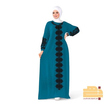 تركواز مع اسود